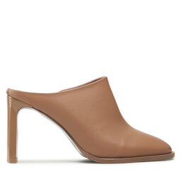 

Шльопанці Calvin Klein Curved Stil Mule 80 HW0HW01542 Safari Canvas RBC, Коричневий