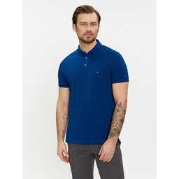 Tommy Hilfiger Tommy Hilfiger Pólóing 1985 MW0MW17771 Kék Slim Fit