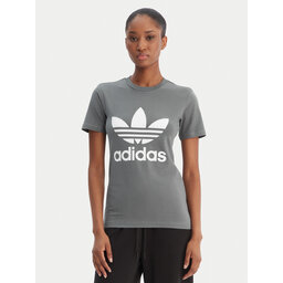 adidas adidas T-Shirt adicolor Classics Trefoil GN2903 Grau Regular Fit