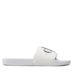 

Шльопанці Calvin Klein Jeans Slide Monogram Co YW0YW00103YAF Bright White YAF, Білий