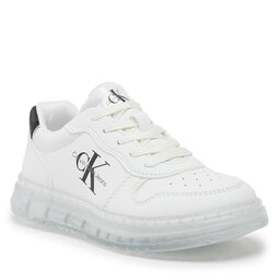 Calvin Klein Jeans Laisvalaikio batai Calvin Klein Jeans Low Cut Lace Up Sneaker V3X9-80554-1355100- M White 100-