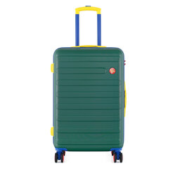 Semi Line Μεσαία Βαλίτσα Semi Line T5846-2 Πράσινο
