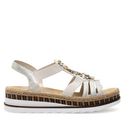 Rieker Sandalen Rieker V7949-90 Silberfarben
