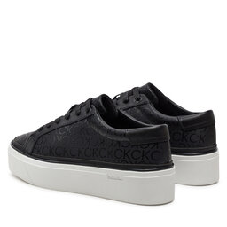 

Снікерcи Calvin Klein Flatform Cup Lace Up Epi Mono HW0HW01911 Black BEH, Чорний