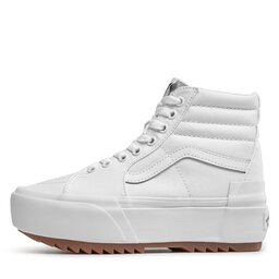 

Снікерcи Vans Sk8-Hi Stacked VN0A4BTWL5R1 (Canvas) True White, Білий