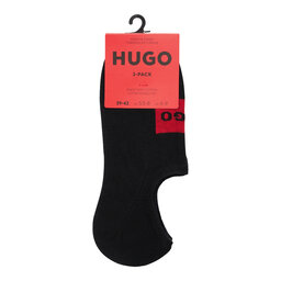 

Набір 3 пар низьких чоловічих шкарпеток Hugo 50496082 Black 001, Чорний