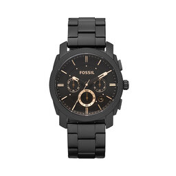 Fossil Ρολόι Fossil Machine FS4682 Μαύρο