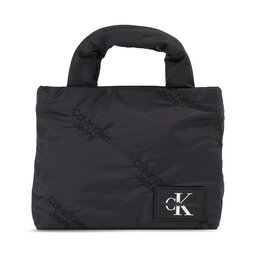 Calvin Klein Jeans Borsetta Calvin Klein Jeans Puffy Aop Micro Ew Tote22 K60K611272 Black BDS