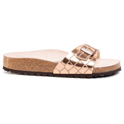 

Шльопанці Birkenstock Madrid Bs 1016057 Gator Gleam Copper, Золотий