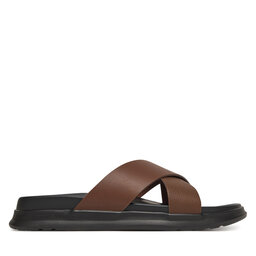 Tommy Hilfiger Klapki Tommy Hilfiger D Density Hilfiger Lth Cc Sand FM0FM05358 Brązowy
