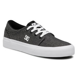 DC Πάνινα παπούτσια DC Trase ADBS300138 Grey/Black/Grey(XSKS)