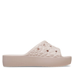 Crocs Şlapi Crocs Classic Platform Geometric Slide W 209564 Roz