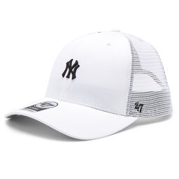 47 Brand Cappellino 47 Brand MLB New York Yankees Base Runner Mesh '47 MVP B-BRNMS17CTP-WHA White