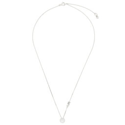 Michael Kors Naszyjnik Michael Kors Pave Halo Necklace MKC1208AN040 Srebrny