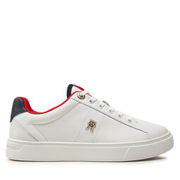 Tommy Hilfiger Sneakers Tommy Hilfiger Essential Elevated Court Sneaker FW0FW07685 Écru