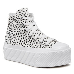 Converse Plátenky Converse Ctas Lift 2x Hi 572232C Egret/Black/White