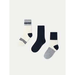 Mayoral 3er-Set hohe Kindersocken Mayoral 10805 Dunkelblau