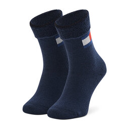 Tommy Hilfiger Dječje visoke čarape Tommy Hilfiger 701220271 Navy 002