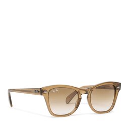 Ray-Ban Sluneční brýle Ray-Ban 0RB0707S 664051 Transparent Light Brown/Clear Gradient Brown