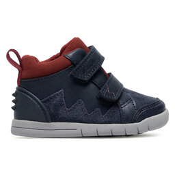 

Черевики Clarks Rex Park T 261521887 Navy Leather, Cиній