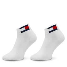 Tommy Jeans Σετ 2 ζευγάρια κοντές κάλτσες unisex Tommy Jeans 701228223 Λευκό