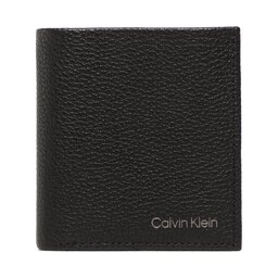 Calvin Klein Portofel Mare pentru Bărbați Calvin Klein Warmth Trifold 6cc W/Coin K50K509998 Ck Black BAX