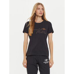 Aeronautica Militare Aeronautica Militare Camiseta 242FE1970DF567 Negro Regular Fit