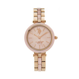 U.S. Polo Assn. Часовник U.S. Polo Assn. USP8359PK Златист