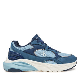 Calvin Klein Jeans Сникърси Calvin Klein Jeans Low Cut Lace-Up V3X9-83007-1757 Син