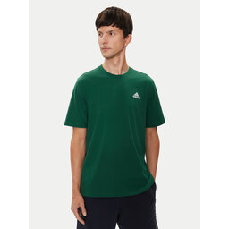 adidas adidas Camiseta Essentials Single Jersey Embroidered Small Logo IJ6111 Verde Regular Fit