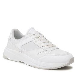 Calvin Klein Сникърси Calvin Klein Low Top Lace Up Mix HM0HM00901 White/Light Grey 0K8