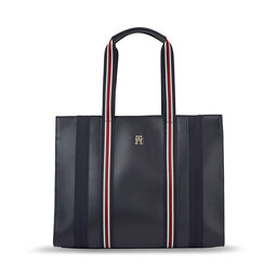 Tommy Hilfiger Torebka Tommy Hilfiger Th Identity Med Tote Corp AW0AW15882 Corp 0GY