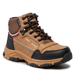 Tommy Hilfiger Stiefel Tommy Hilfiger Tech Bootie T3B5-32540-148 M Cognac 582