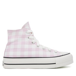Converse Bambas Converse Chuck Taylor All Star Lift Platform Gingham A13663C Rosa