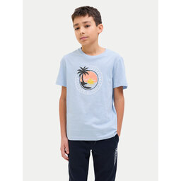 Jack&Jones Junior Jack&Jones Junior Marškinėliai Palm 12269922 Žydra Regular Fit