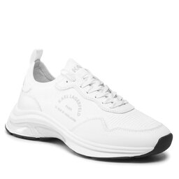 KARL LAGERFELD Sneakersy KARL LAGERFELD KL53138 White Knit Textile