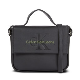 Calvin Klein Jeans Torebka Calvin Klein Jeans Sculpted Boxy Flap Cb20 Mono K60K610829 Czarny