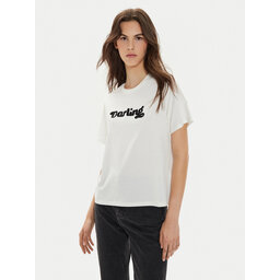 JDY JDY Marškinėliai Felisa 15300408 Écru Regular Fit