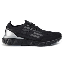 

Снікерcи EA7 Emporio Armani X8X048 XK113 N629 Black/Silver, Чорний