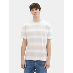 Tom Tailor Denim Tom Tailor Denim Marškinėliai 1040844 Smėlio Relaxed Fit