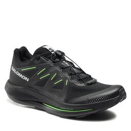 Salomon Schuhe Salomon Pulsar Trail L47385200 Black/Black/Green Gecko