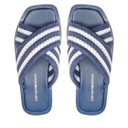 

Шльопанці Emporio Armani X3P783 XD327 N569 Navy/White, Cиній