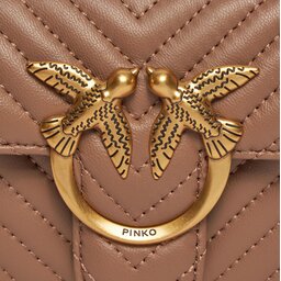 

Сумка Pinko Love One Wallet C PW 24 PLTT 100062 A0GK Beige D01Q, Коричневий