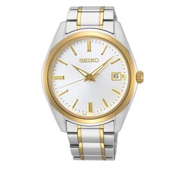 Seiko Zegarek Seiko New Link SUR312P1 Gold/Silver