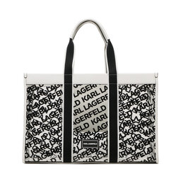 KARL LAGERFELD Handtasche KARL LAGERFELD 230W3096 Black/White