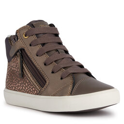 Geox Sneakers Geox J Gisli Girl J364NB 0DHAJ C1X2X M Smoke Grey/Gold