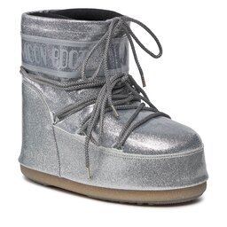 Moon Boot Cizme de zăpadă Moon Boot Low Glitter 14094400002 Argintiu
