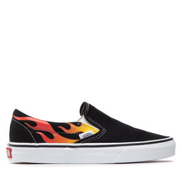 

Кросівки Vans Classic Slip-On VN0A38F7PHN1 (Flame) Black/Black/Tr Wht11, Чорний