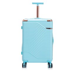 Semi Line Μεσαία Βαλίτσα Semi Line T5811-4 Γαλάζιο
