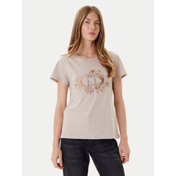 Liu Jo Sport Liu Jo Sport Camiseta TF5162 JS923 Beis Regular Fit